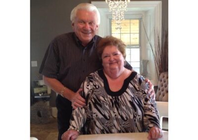Tommy Hunter paid a surprise visit to a good friend when he dropped in on Rita MacNeil, who was in the middle of a three week performance run at the Walters Family Dinner Theatre.