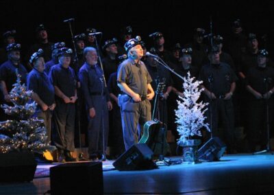 "The Men of the Deeps" on Rita MacNeil's Christmas Tour.